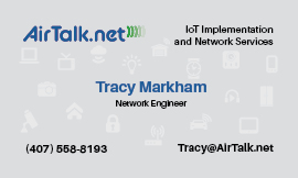 AirTalk.net Logo and business card