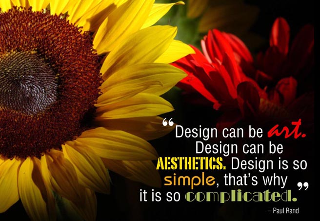 sunflower - design is simple