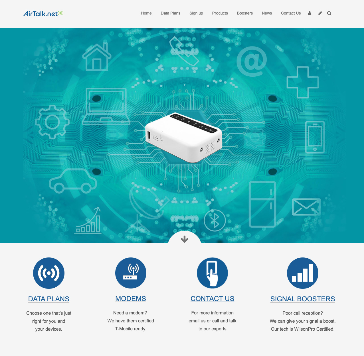 airtalk.net web site design